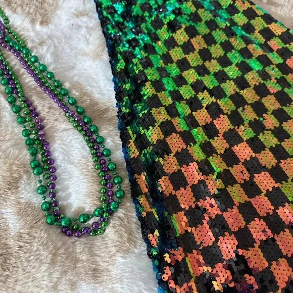 Multicolor Sequin Dress - Picture 6 of 7